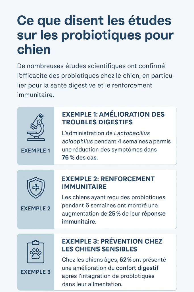 Ce que disent les études sur les probiotiques pour chien